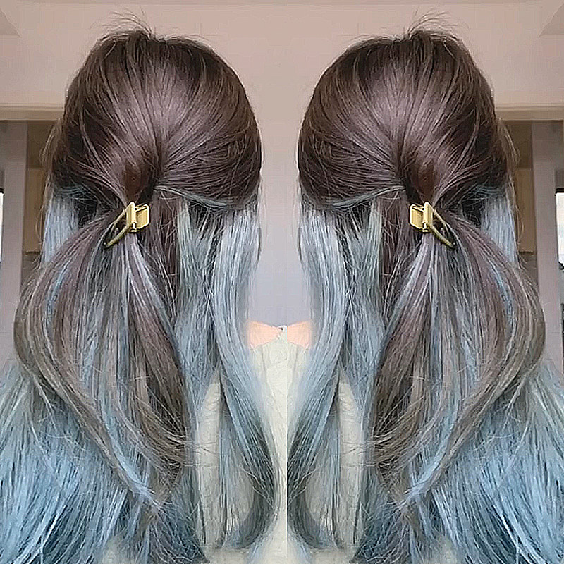 蓝色挂耳染蓝朵纷彩染发膏广州