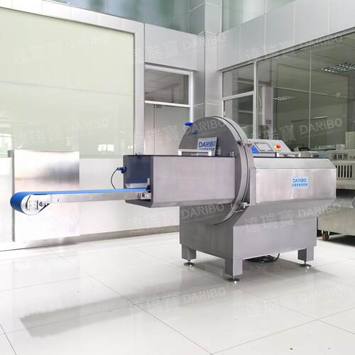 lDRB-25k砍排机带传送带 带骨里脊切片机 培根切片机 meat slicer