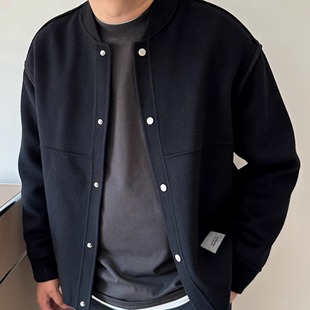 DAEVU大码男装冬季新款韩版潮胖人加肥加大男士短款休闲毛呢外套