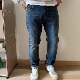 牛仔长裤 大依无忧大码 蓝色潮胖子弹力小脚加肥加大男士 春秋款 男装