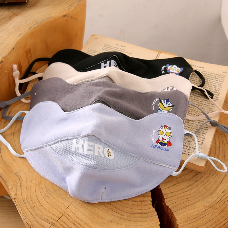 男童秋冬季纯棉透气卡通保暖口罩