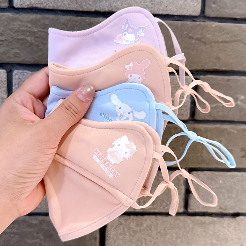 三丽鸥儿童口罩纯棉透气可调节