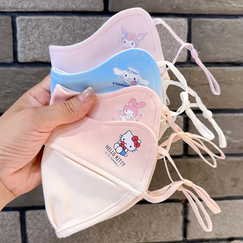 三丽鸥儿童口罩纯棉透气可水洗