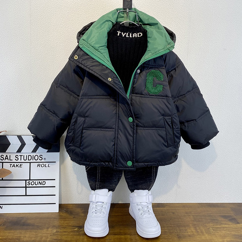 男童加厚羽绒服2025新款儿童棉服