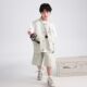 2026新款 套装 夏装 马甲背心短裤 两件套 男大童夏季 薄款 韩范工装