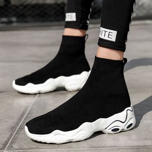 老爹鞋 大码 男休闲跑步鞋 子学生轻便袜子鞋 夏季 潮流情侣运动鞋 时尚