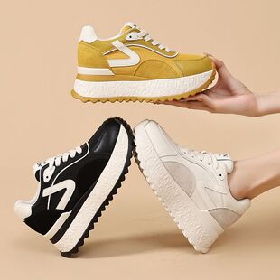 2026夏季内增高德训鞋女款新款鞋子轻便运动休闲鞋子女鞋百搭