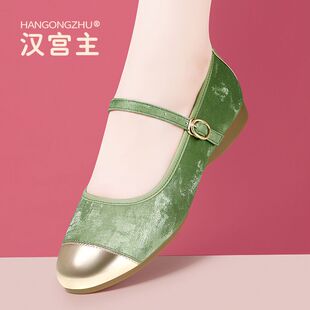 汉宫主国风新中式高跟鞋女夏季2026新款配旗袍法式复古玛丽珍单鞋
