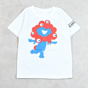 2025大阪EXPO世博会精神红细胞同款周边T恤男女情侣宽松上衣服