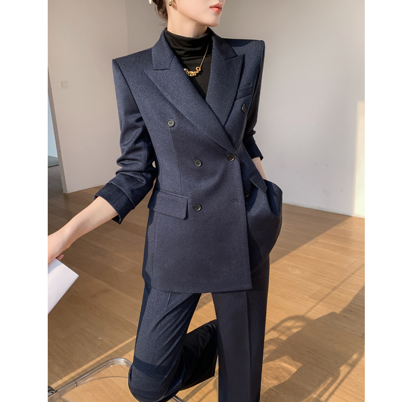休闲西装套装女2025新款秋冬高级感职业正装时尚气质高端西服外套