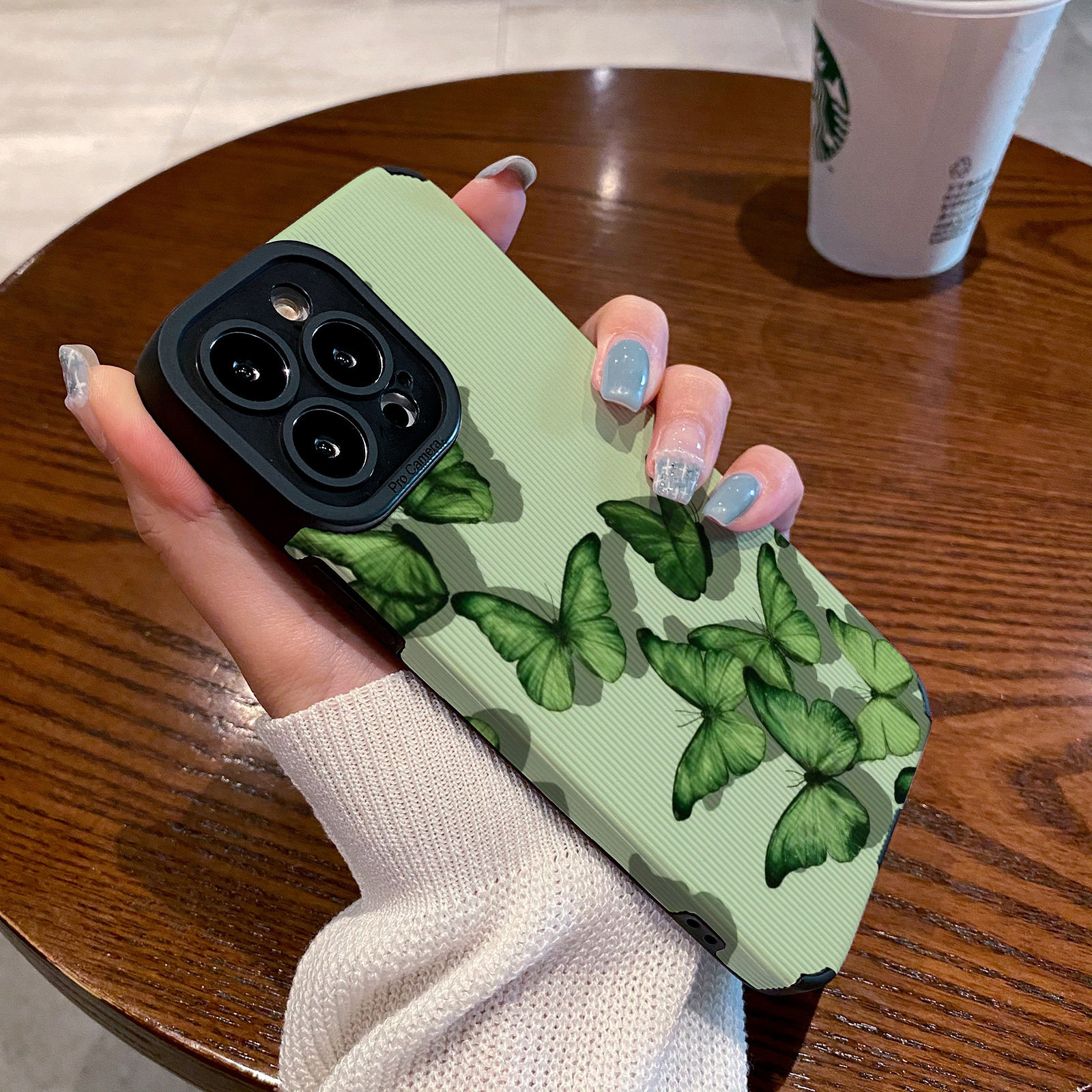 小清新多只蝴蝶适用vivo S15 S12 S10 pro手机壳vivo s9 s7 s6 s5 s1 s15e s30 e保护套硅胶壳软男女网红高级