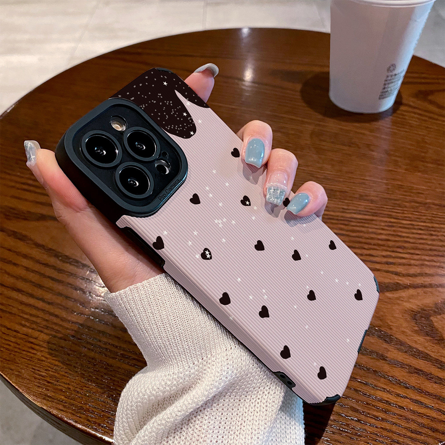 适用华为荣耀500手机壳400 300 200 100 90 80 70 60 pro新款50魔术Magic8 7防摔高级保护套温柔粉色星星爱心