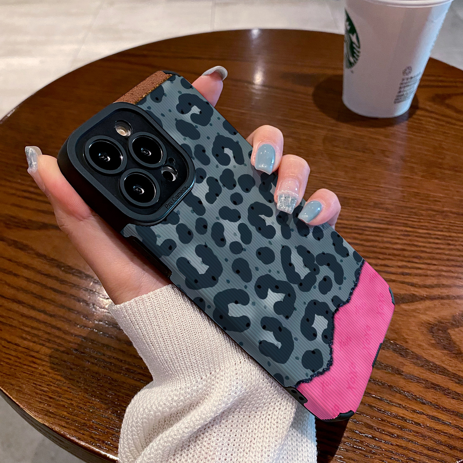 个性简约拼色豹纹适用vivo x90 60 x70 x80 x50 pro手机壳x27 x20 x23幻彩版 x80proplus保护套硅胶软壳男女