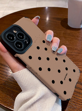 适用vivo iqoo11 10 9pro手机壳iqooneo8新款 8pro防摔 7se 6 neo5活力7竞速版z5保护套简约英文黑色波点