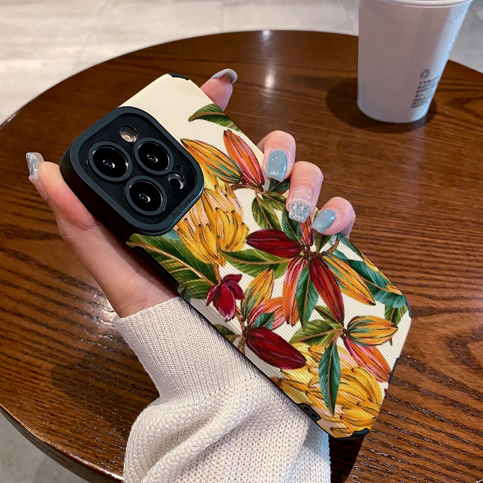 适用小米14 13pro 12 11 10 13ultra手机壳 12青春版14PRO皮质软9 17 10pro 11U保护套小众抽象油画涂鸦香蕉