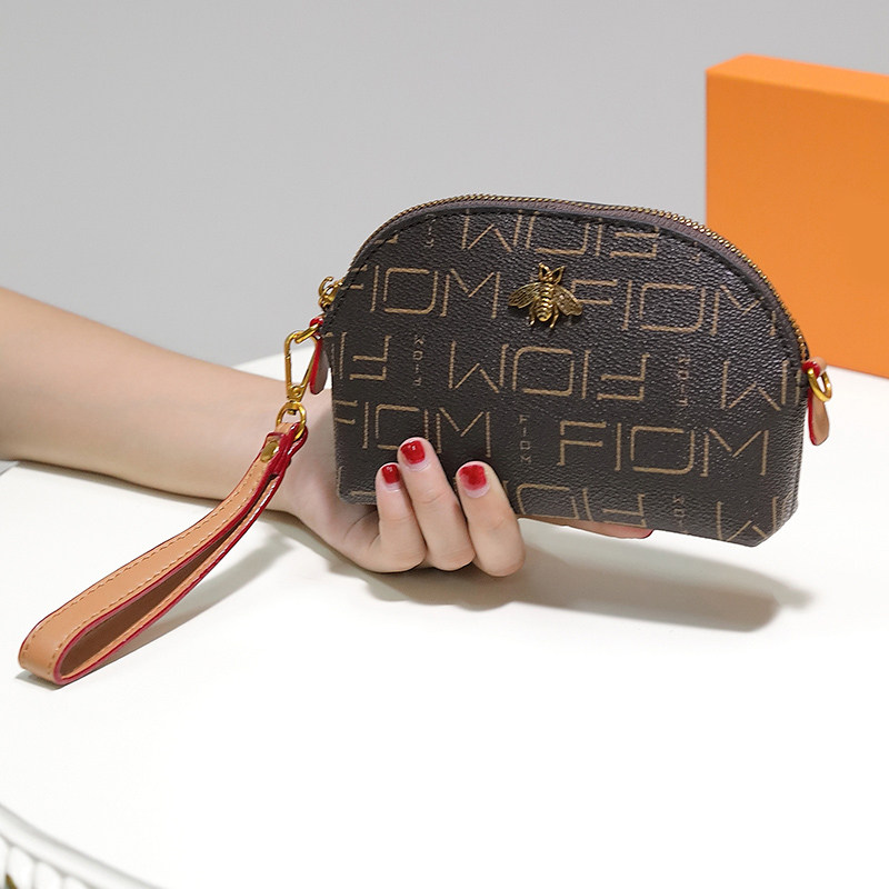 2020夏季新款斜挎小包包女时尚小蜜蜂手拿包贝壳手拎包大屏手机包