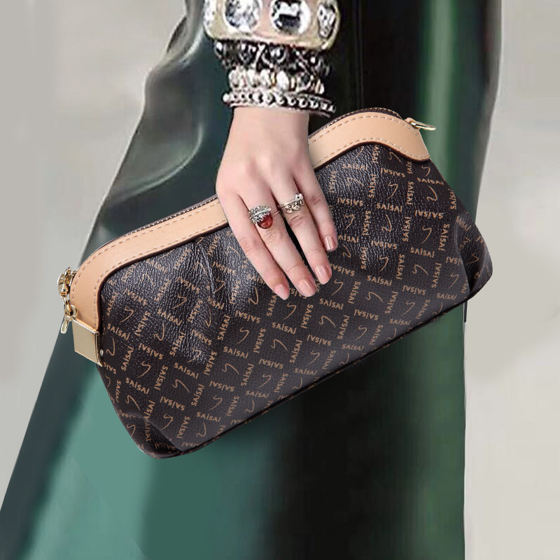 时尚妈妈单肩斜挎小包包2023新款大容量贝壳手包防水耐磨休闲女包