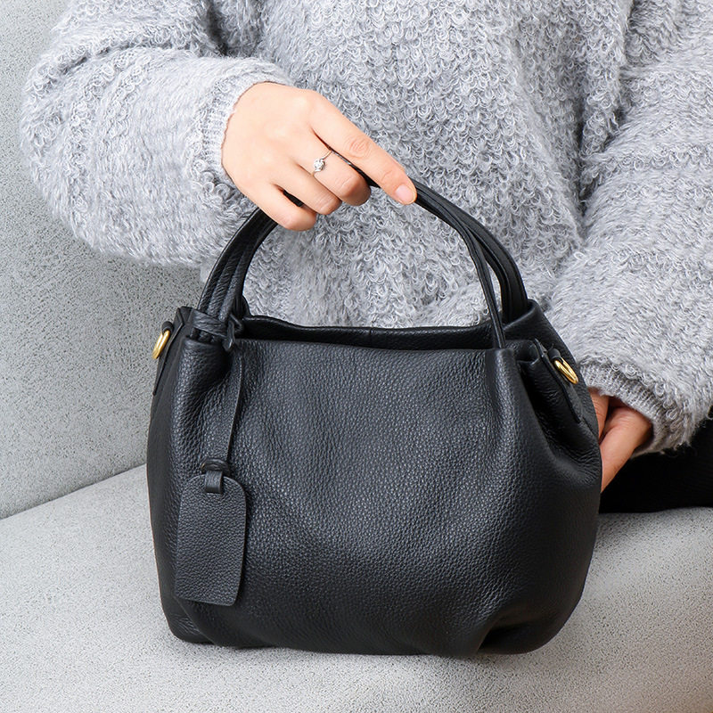 头层牛皮女士包包2026新款时尚真皮单肩斜挎包女菜篮子软皮手提包,箱包皮具/热销女包/男包,通用款女包,淘宝优惠券,粉丝福利购,淘宝优惠卷