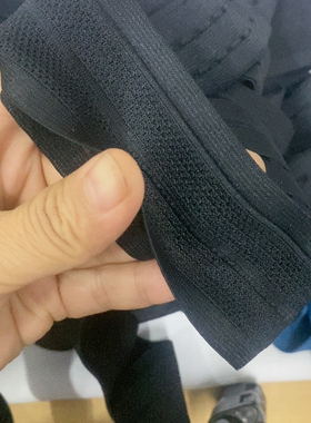 宽4.5厘米黑色网眼大开口松紧带8元半斤满20元包邮