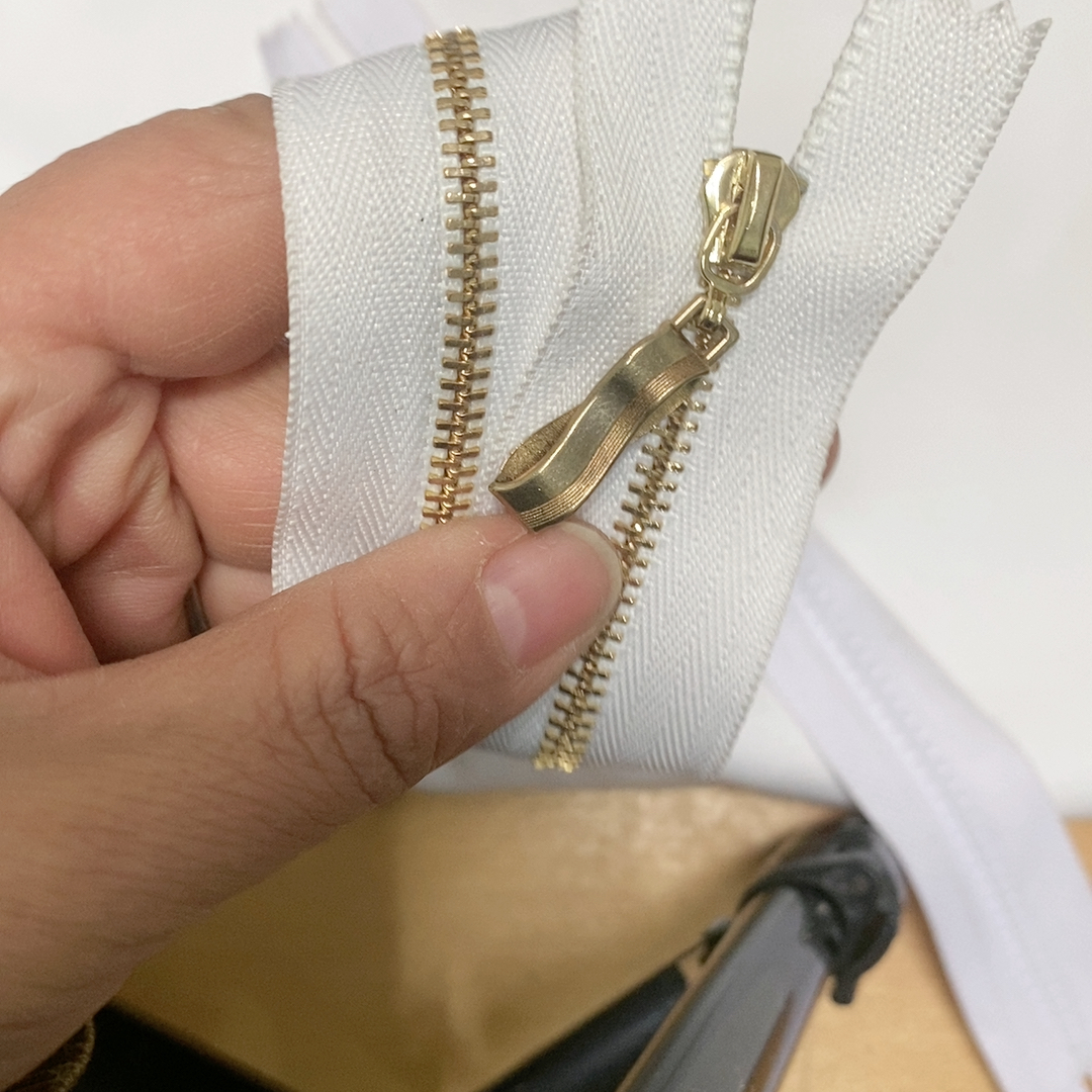 5元2条长23厘米白色铜闭口满28元包邮