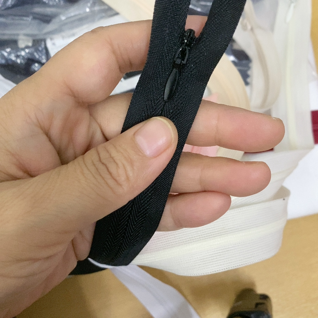 5元5条长35厘米黑色隐形拉链满20包邮