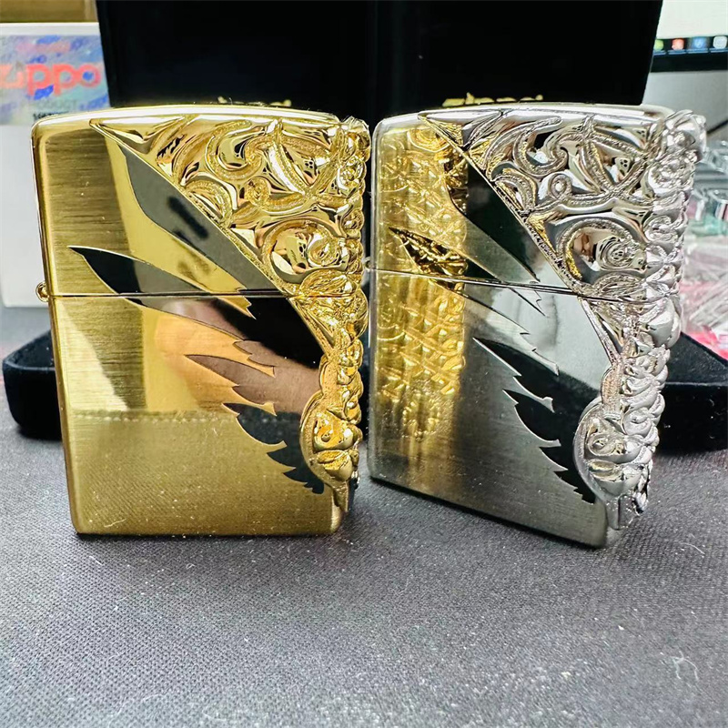 正品ZIPPO防风煤油打火机韩版贴章花花男士公子节日 收藏送礼推荐
