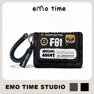 学生校园银行卡驾照身份证件收纳包 emo原创可爱FBL左门卫钱包韩版