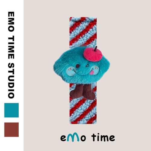 emo 原创平安果发财树汽车黄条纹安全带车载饰品护肩套防磨损通用