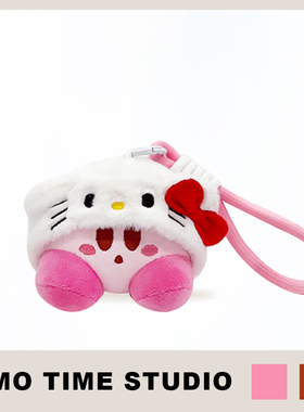 emo 可爱凯特猫星之卡比少女毛绒公仔挂件包包车钥匙扣礼物情侣款