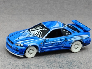 JL045 乔尼闪电 1999年款日产SKYLINE GT-R34漫画版白闪电