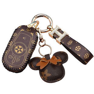 适用别克英朗钥匙套君威君越gl8威朗gl6昂科威拉GX旗汽车老花包扣