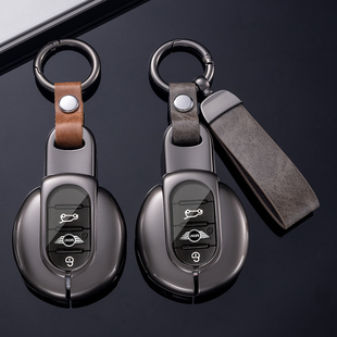 宝马mini钥匙套迷你cooper壳countryman扣f54f55金属车钥匙壳扣包