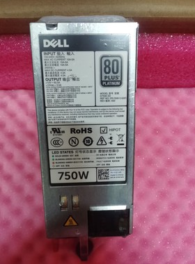 DELL R620 720XD 530 630 730XD服务器750W电源 D750E-S3 YNCW3