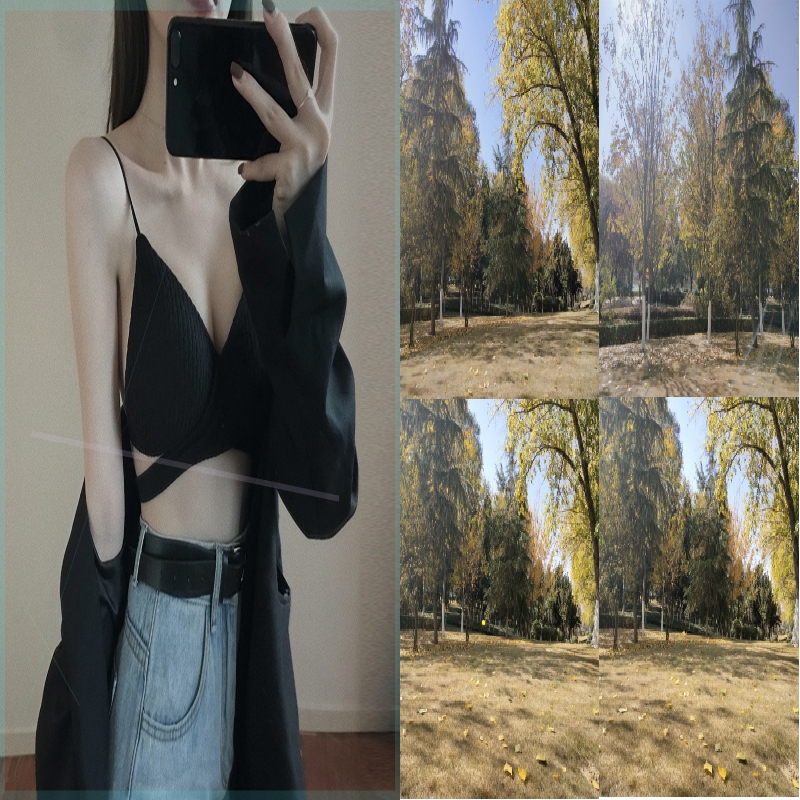 黑色抹胸美胸吊带性感交叉背心无袖上衣韩版外穿潮美背内衣胸罩