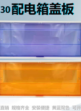 PZ30塑料面板 盖板4 6 8 10 12 15 18 20 24回路照明箱配电箱配件