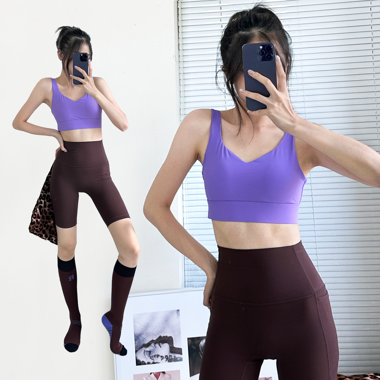 固定可调节美背心运动内衣