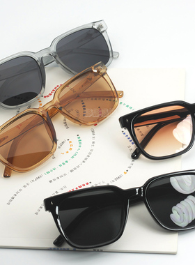 GM新款女大气简约太阳镜换镜片可配度数定制散光近视换镜片配眼镜