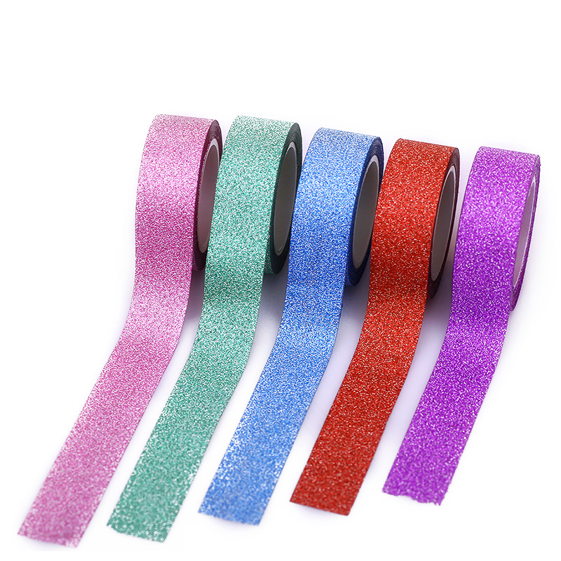 金葱和纸胶带 diy相册创意金粉装饰胶带 创意金粉闪光胶带包邮