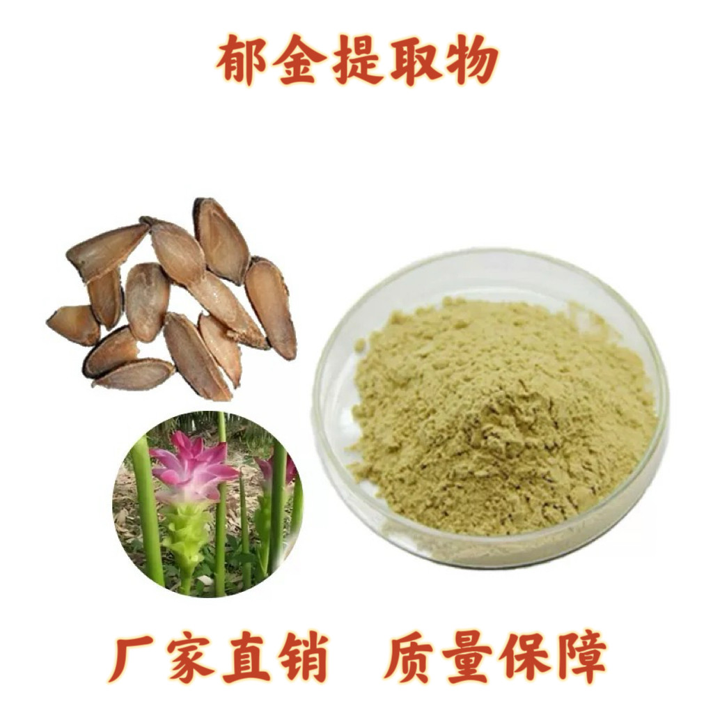 郁金提取物 20:1天然植物 黄丝郁金块根提取物姜黄素3% 工厂包邮