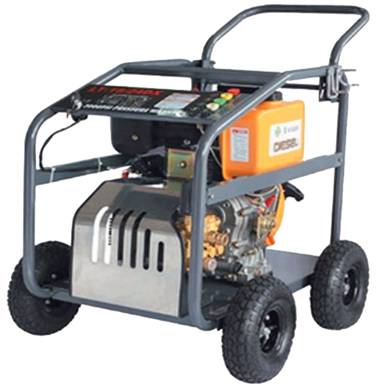 绿霸luba商用动力高压清洗机洗车机移动水枪15d36-10c柴油机电启