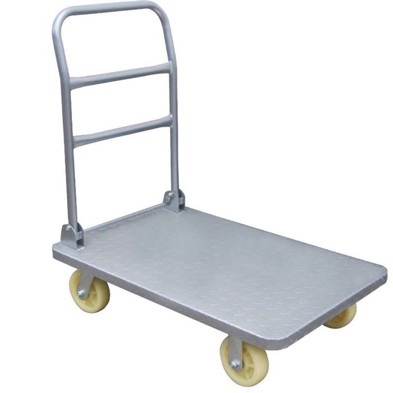 拉货车小推车g平板车静音推车货搬运车折叠钢板手推车四轮拖车加,商业/办公家具,平板手推车/工具车/爬楼机,淘宝优惠券,粉丝福利购,淘宝优惠卷