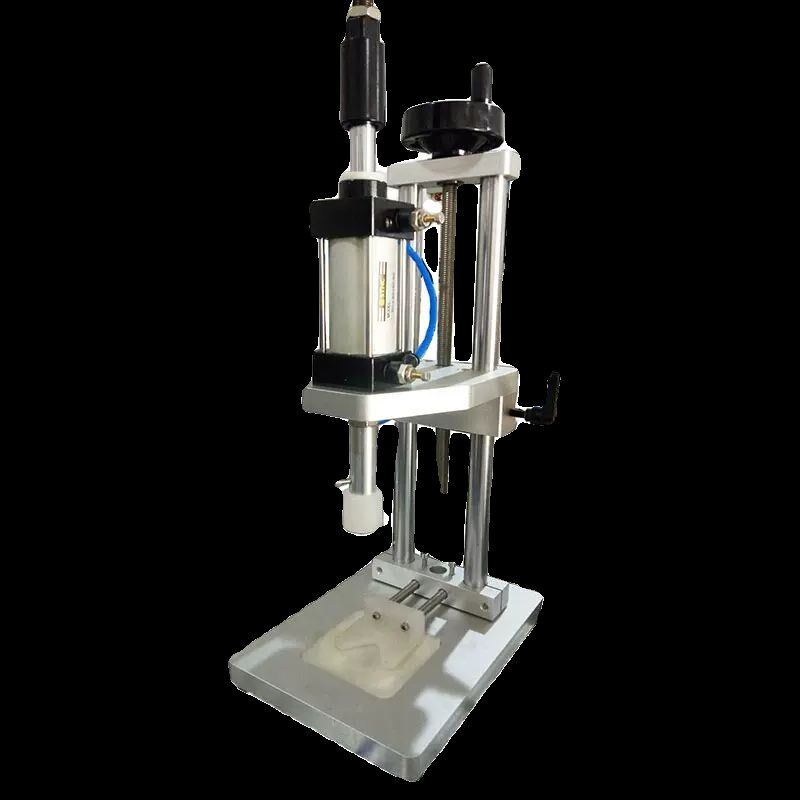 升级版气动拍盖机塑料油壶压盖机封口机I化妆品瓶内塞冲压打盖机