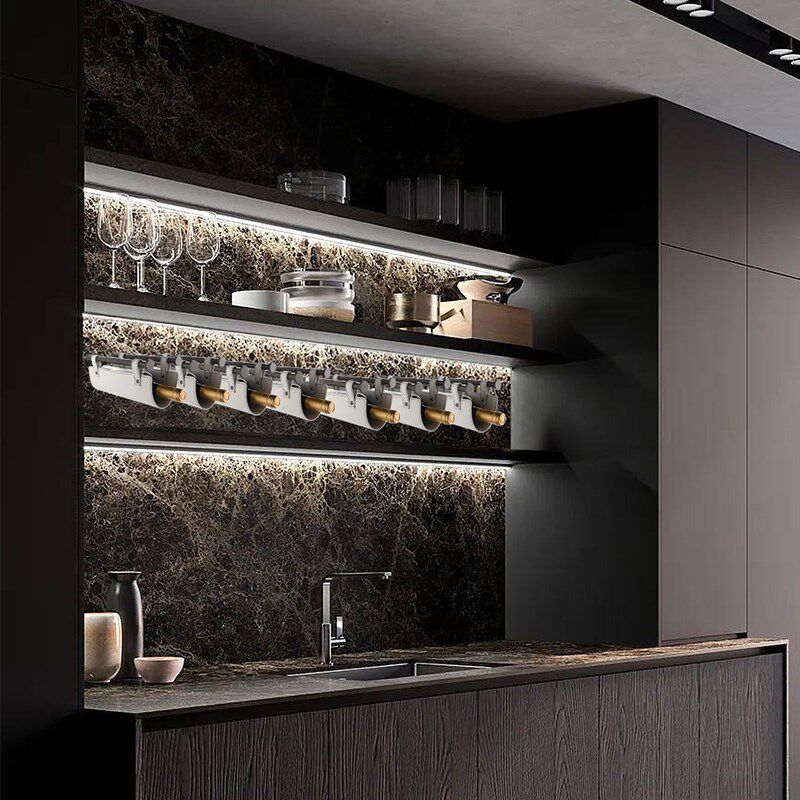 轻奢皮革红酒瓶托k创意红酒架摆件家用葡萄酒托瓶架子红酒柜展示