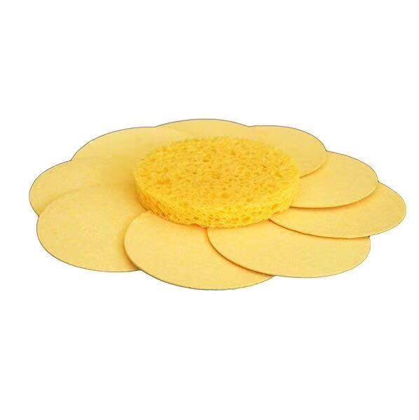 新款圆形木质纤维木浆棉清洁卸妆洗脸扑压L缩海绵片多用可大货包,家庭/个人清洁工具,面扑/粉扑,淘宝优惠券,粉丝福利购,淘宝优惠卷