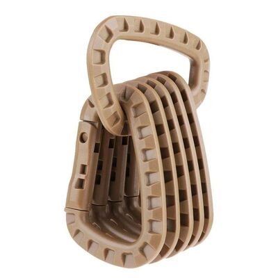 6x Tactical Carabiner Carabina Karabiner Clip Plastic Cadet