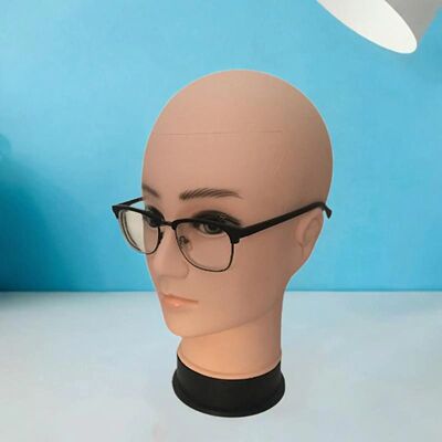 Male Bald Mannequin Head Training Head Manikin Wig Head Stan