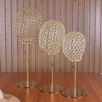 Metal Iron Mannequin Head For Wig Hat Display