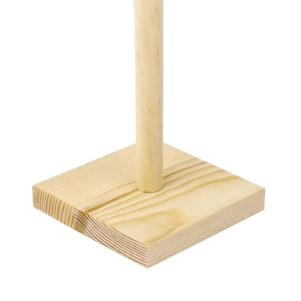 Wood Wig Stand Hair Hat Cap Holder Display /3 Dollfie SD Dol