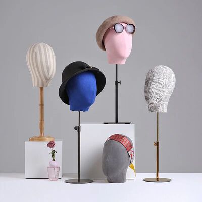 Hot Sale! Fabric Cover Mannequin Head For Wigs and Hat Displ