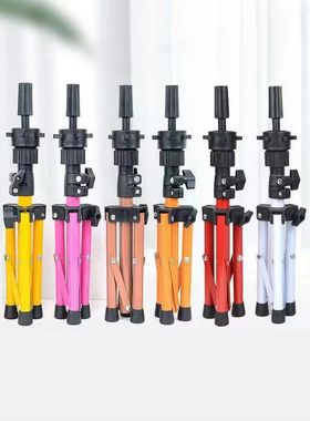 21-24inch Canvas Block Head Mannequin Wig Head Wig Stand Tri